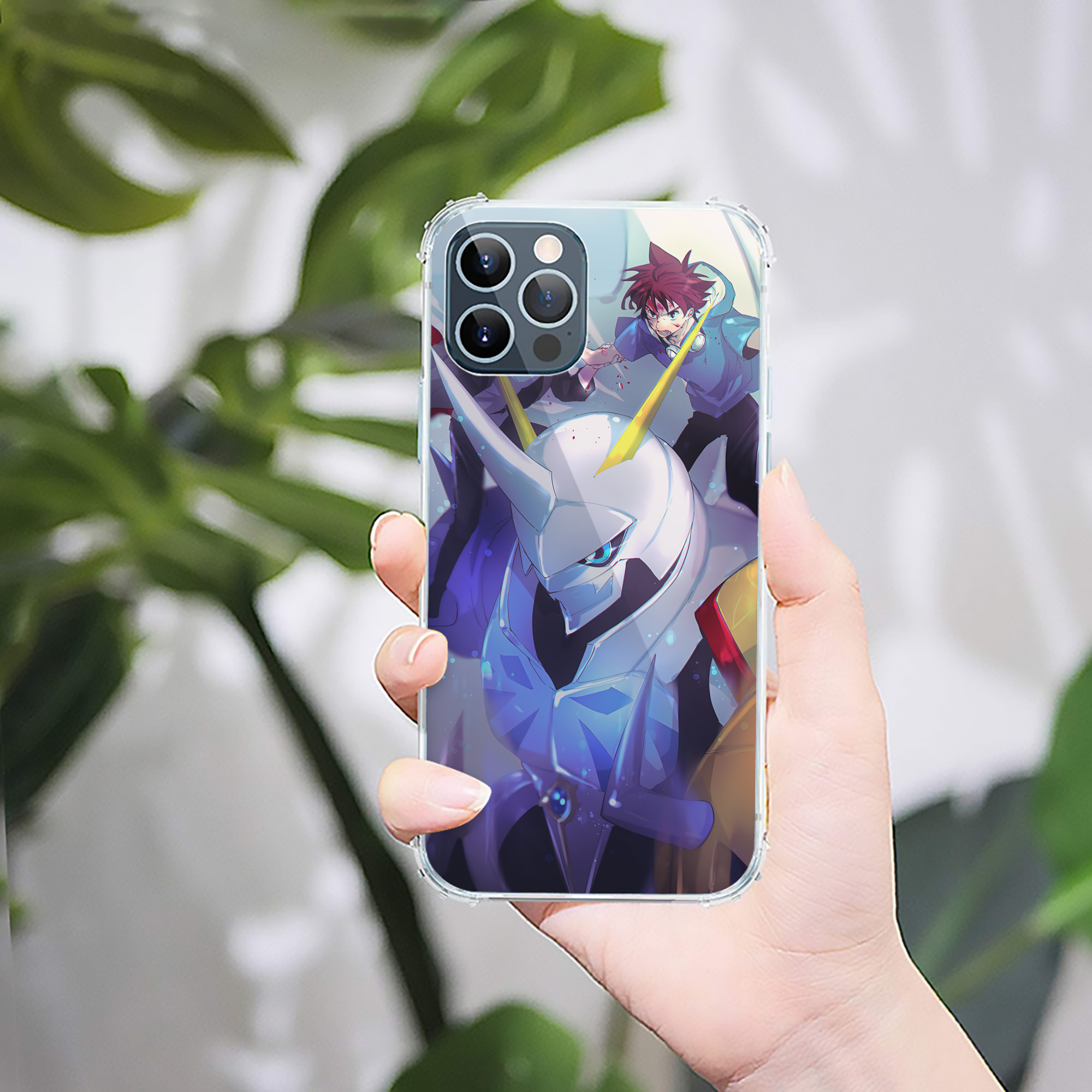 （画像用） Digimon デジタルモンスター/デジモン 【iPhone 12シリーズ対応】透明スマホケース（クリアソフトケース）